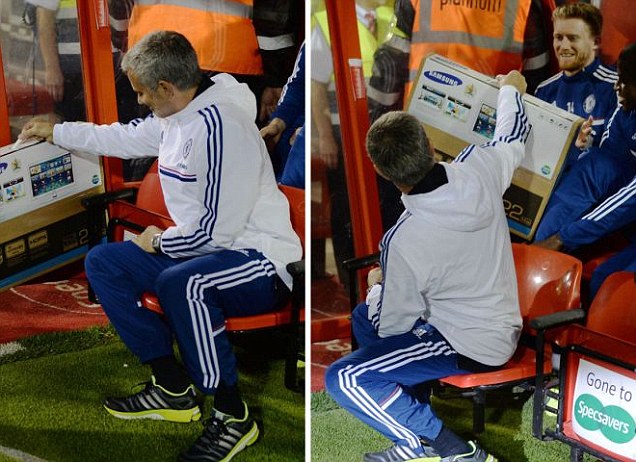 Mourinho: Maaf Anda tidak Main, Nonton dari TV Saja